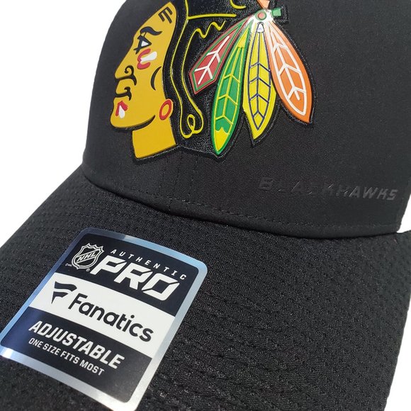NHL Chicago Blackhawks Rinkside Trucker Adjustable Cap - Picture 2 of 6